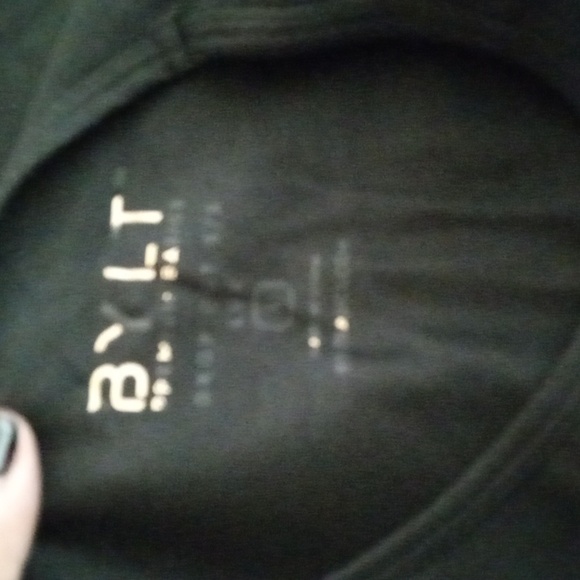 Bylt Basic Short Sleeve Gym Mens Shirt Color Black Size Large - Picture 4 of 7